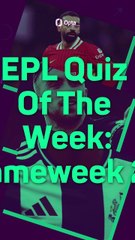 Salah stars in EPL Quiz: GW26