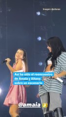 El reencuentro de Amaia y Aitana sobre los escenarios en Madrid