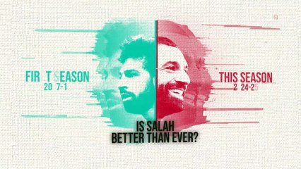 Is this Mohamed Salah's best season at Liverpool?