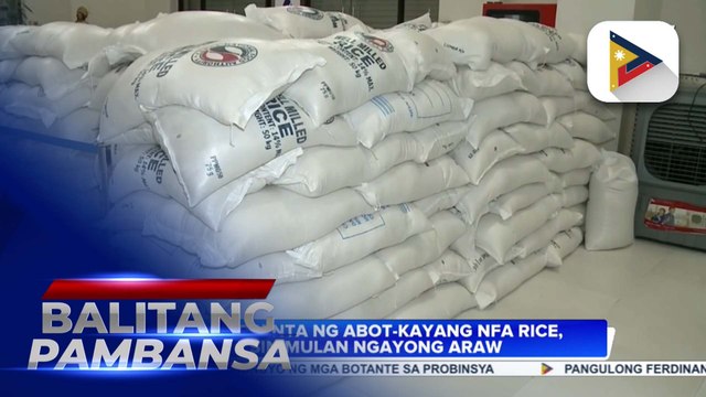 Ilang LGU, sinimulan na ang pagbebenta ng mas murang NFA rice