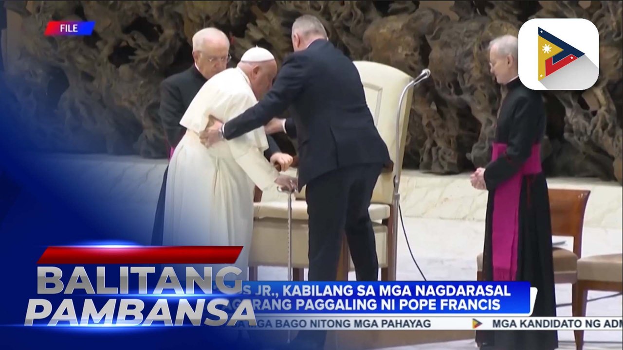 PBBM, nakikiisa sa pagdarasal para sa mabilis na paggaling ni Pope Francis