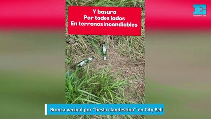 Bronca vecinal por "fiesta clandestina" en City Bell