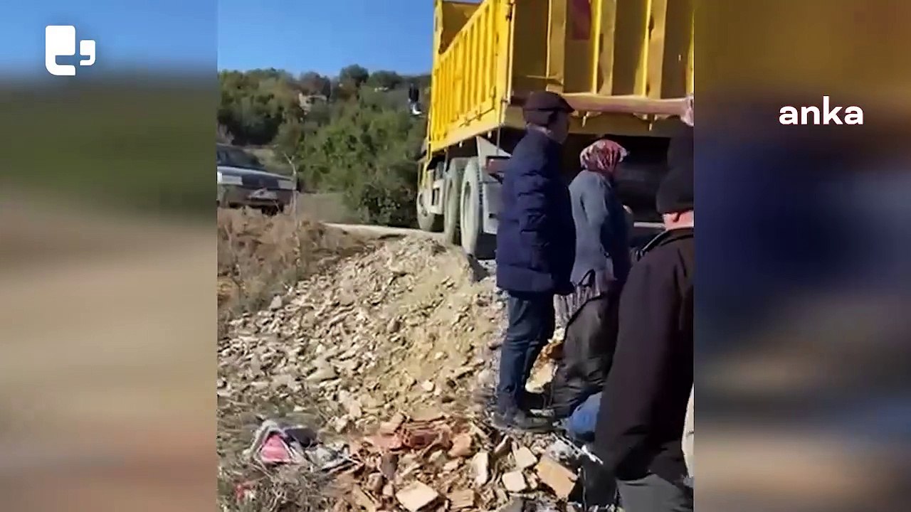 Hatay Altınözü'nde taş ocağına karşı eylem