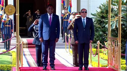 الرئيس عبـد الفتـاح السيسي يستقبل رئيس جمهورية زامبيا