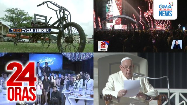 24 Oras: (Part 3) Pope Francis, nananatiling kritikal, ipinagdarasal ng mga Pilipino; ilang KPop stars, nakisaya sa Waterbomb Festival 2025; new GMA projects kabilang ang isang to be streamed, shinare sa Sparkle bday lunch, atbp.