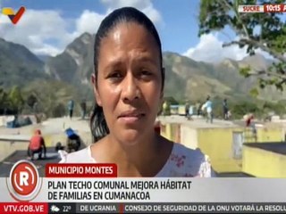 Sucre | Plan Techo Comunal beneficia a las familias de Cumanacoa