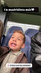 El hijo de Tavares y su cántico más madridista