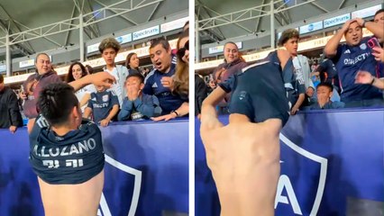 Hirving Lozano todo un crack: Vive emotivo momento con niño tras la victoria del San Diego FC