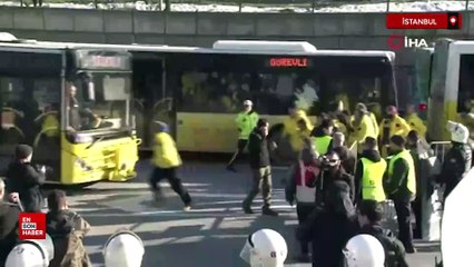 Fenerbahçe taraftarı, Ali Sami Yen Spor Kompleksi'ne ulaştı