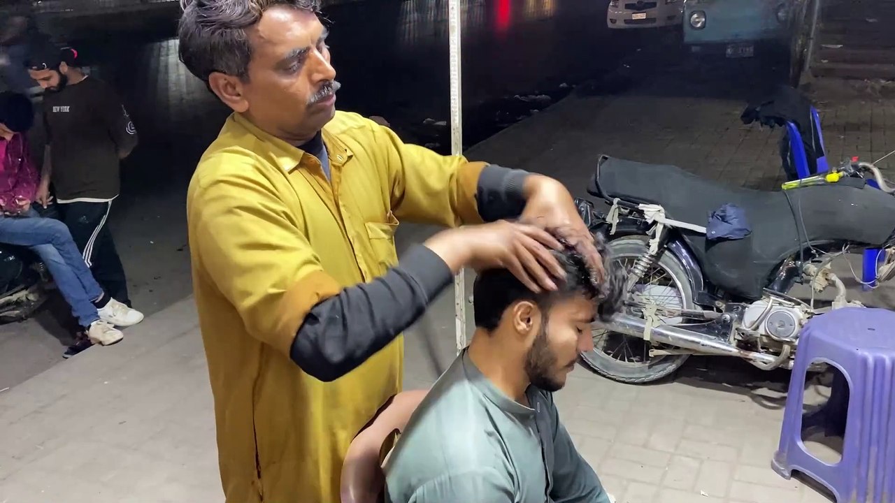 Street Chair Massage ASMR