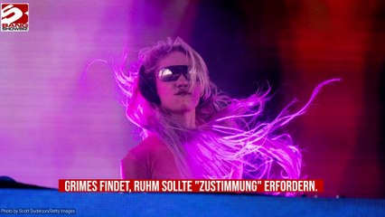 Grimes: Ruhm sollte ihrer Meinung nach "Zustimmung" erfordern