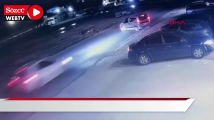 Tekirdağ'da 6 kişinin yaralandığı kaza kamerada