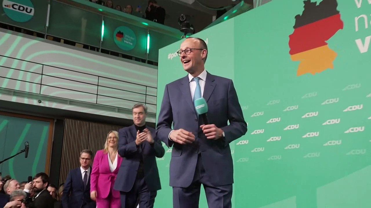 Zeichen in Deutschland stehen auf Schwarz-Rot