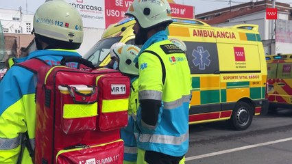 Herido grave un obrero tras sufrir una caída en un edificio en construcción en Madrid 