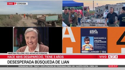 📢 DESAPARICIÓN DE LIAN: "EL TRÁFICO DE NIÑOS ESTÁ ORGANIZADO" - MARTHA PELLONI