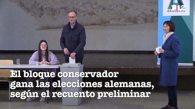 El bloque conservador gana las elecciones alemanas, según el recuento preliminar