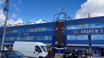 Birmingham City preparing for EFL Trophy final at Wembley