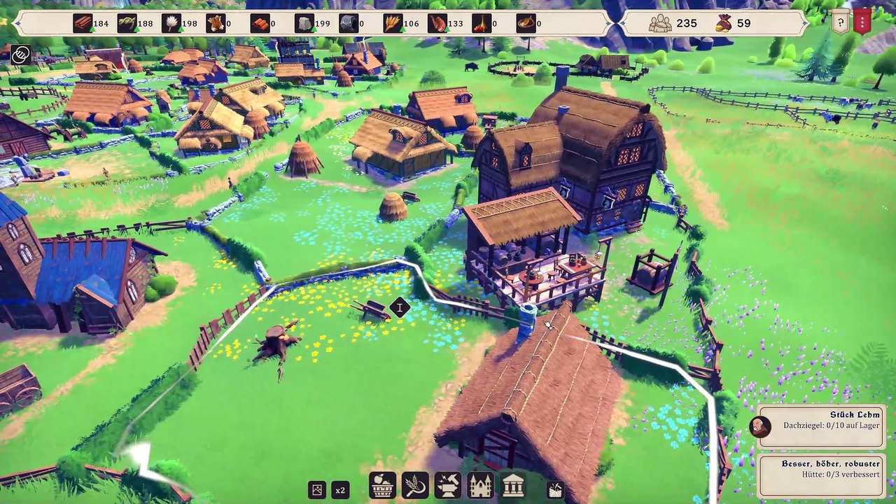 City Tales: Medieval Era - Wir werkeln 20 Minuten an unserer beschaulichen Mittelalter-Siedlung