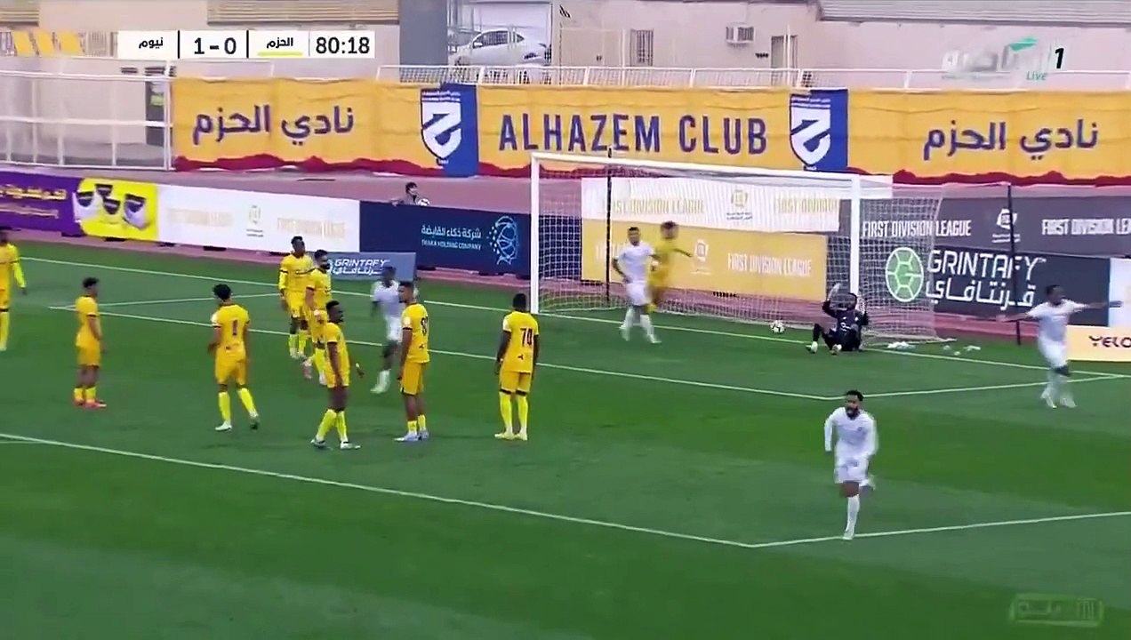 سعيد بن رحمة يسجل أول أهدافه في دوري نيوم السعودي و بطريقة جميلة