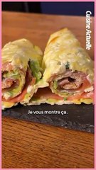 Wrap léger au cottage cheese