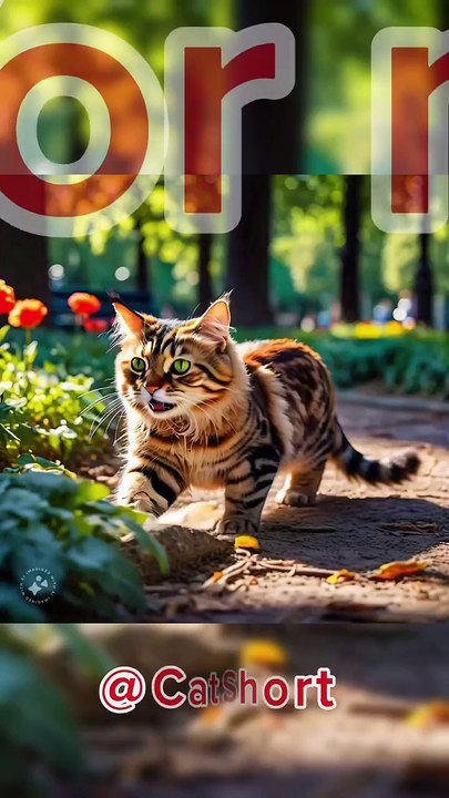 Cat in park _cats _catanimation _catlover _shorts 😱🙀(720P_60FPS)