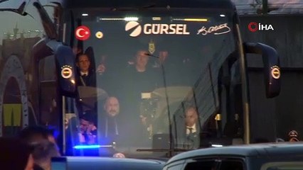 Fenerbahçe, derbi için stada geldi