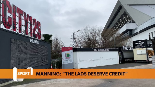 Liam Manning praises players after Bristol City defeat Boro