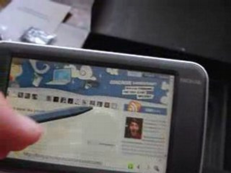 Test : tablette Nokia N810