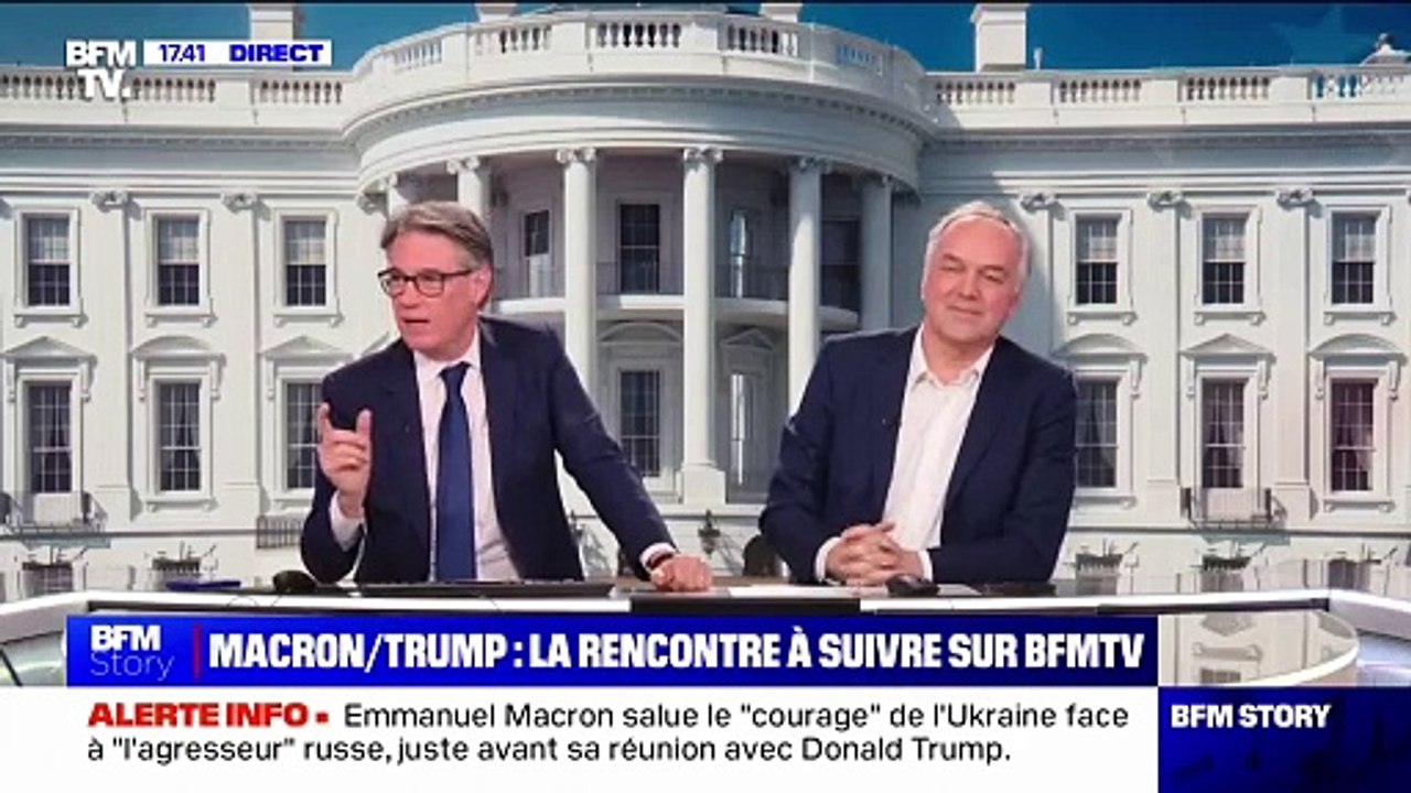 "Très amical comme toujours": Emmanuel Macron s'exprime à la sortie de la visioconférence du G7 à la Maison Blanche