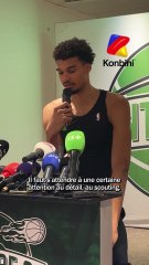 Victor Wembanyama annoncait la couleur pour ses deux matchs NBA à Paris 🏀