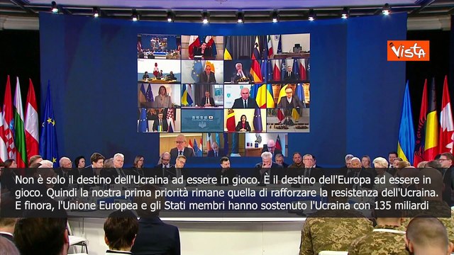 Von der Leyen: E' in gioco il destino dell'Ucraina e quello dell'Europa intera