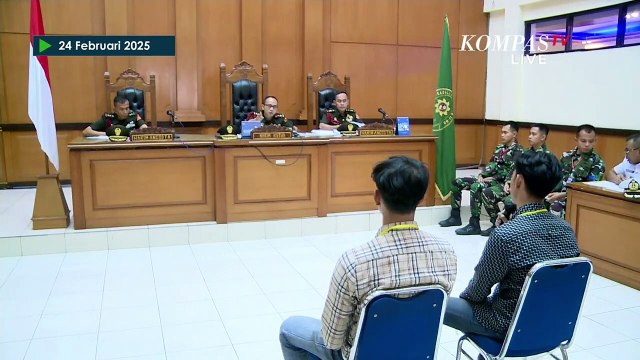 Sidang Penembakan Bos Rental, Prajurit TNI AL Bantah Tembak ke Arah Kerumunan
