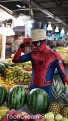 Spidey’s Fruit Stand: Superhero Goes Shopping!"