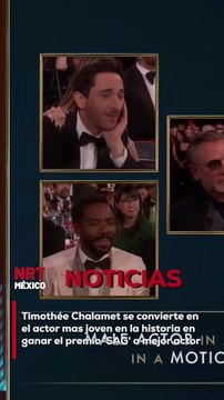 Timothée Chalamet sigue cosechando éxitos en su carrera y ha hecho historia en la industria del cine al convertirse en el actor más joven en recibir el premio SAG en la categoría de Mejor Actor