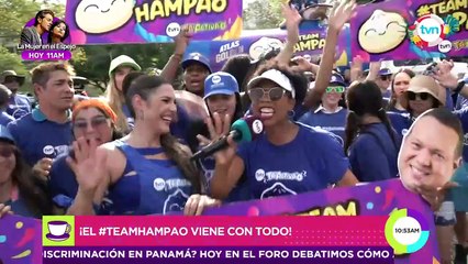 ¡#TeamHampao! ¡TVN 'ta activa'o y en carnavales 'ta pegao'!