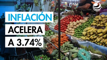 Inflación en México acelera a 3.74% en la primera quincena de febrero: Inegi