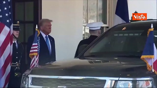 Trump riceve Macron alla Casa Bianca