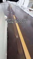 Ce systeme anti-neige au japon est génial