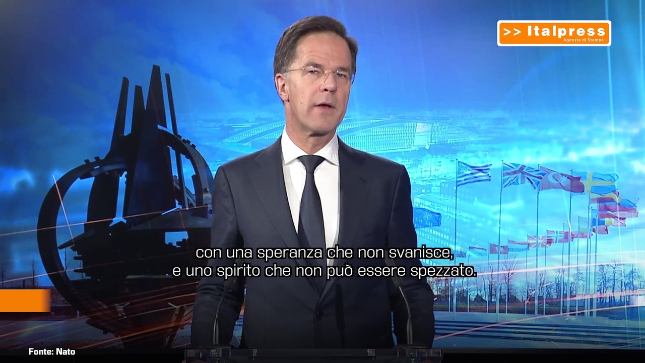Rutte "La Nato resta al fianco dell'Ucraina"