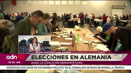 Democristianos continúan al frente en las elecciones en Alemania