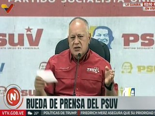 Sec. Gral. del PSUV Cabello: La consulta debe ser un evento marcador del espíritu unitario del país