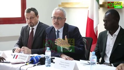 Guerre en Ukraine "Ce n'est pas un conflit européen, c'est un conflit mondial. Et nous devons être tous solidaires avec les Ukrainiens pour que triomphe le droit international" Luc Briard, ambassadeur de France en Guinée