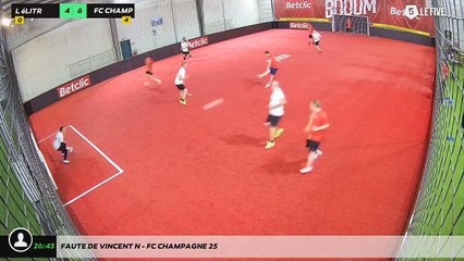 Faute de Vincent N - FC Champagne 25