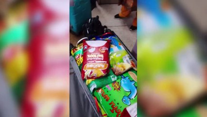 Passenger tries to smuggle over £1m worth of drugs - in cookie and rice packets