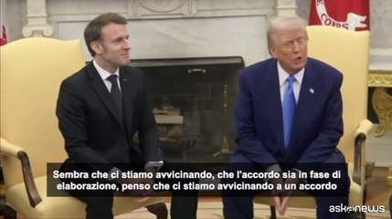 Trump: molto vicini ad accordo su terre rare con Ucraina