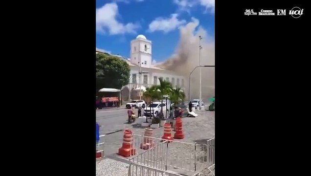 Incêndio na Câmara dos vereadores em Salvador