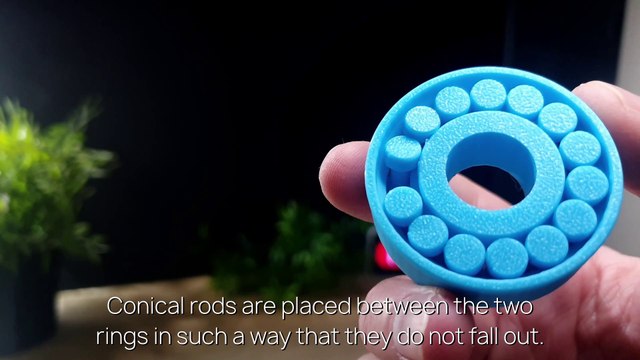 🔘 Print In Place Bearing On Bambu Lab A1 Mini - 3D Printed Bearings - 3D Printer Roller Bearing