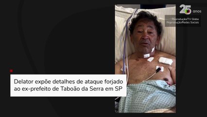 Delator expõe detalhes do ataque forjado ao ex-prefeito de Taboão da Serra em SP