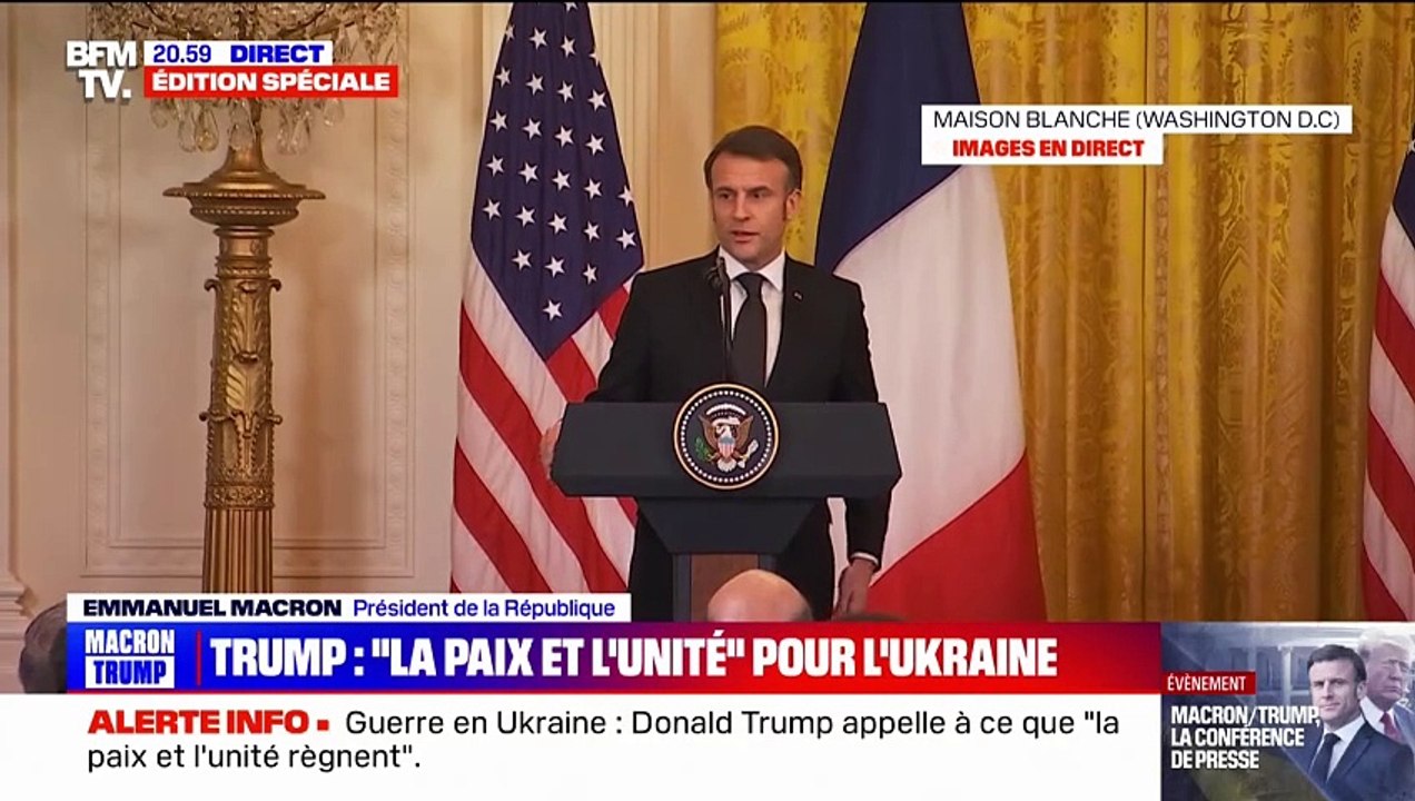 Négociations de fin de guerre en Ukraine: Emmanuel Macron salue des "avancées substantielles"