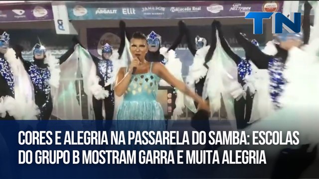 Cores e alegria na passarela do samba: Escolas do Grupo B mostram garra e muita alegria